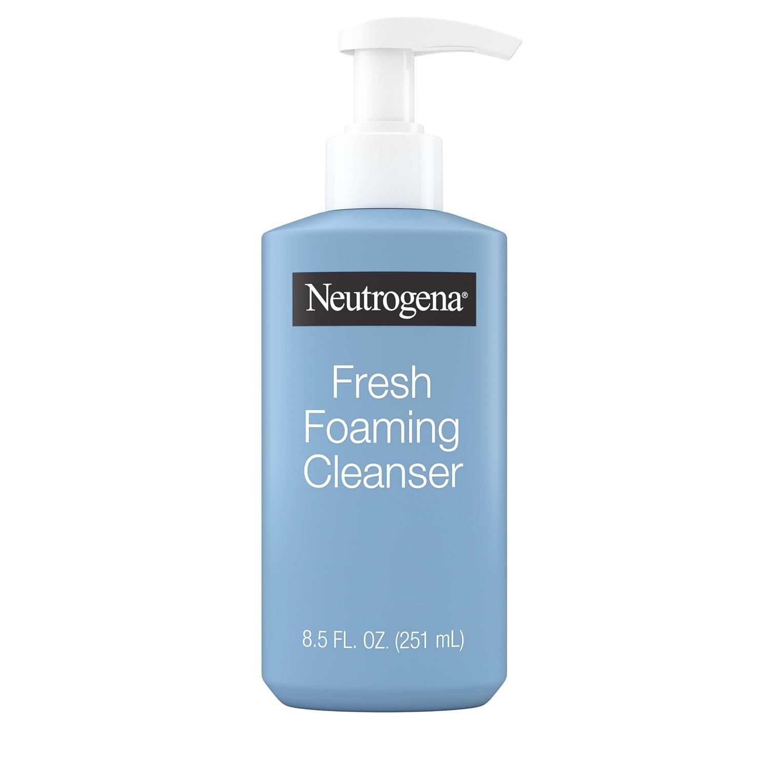 Neutrogena Fresh Foaming Facial Cleanser, 8.5 fl oz | All-In-One Makeup Remover Face Wash, Deeply Cleanses & Removes Waterproof Makeup, Non-Comedogenic