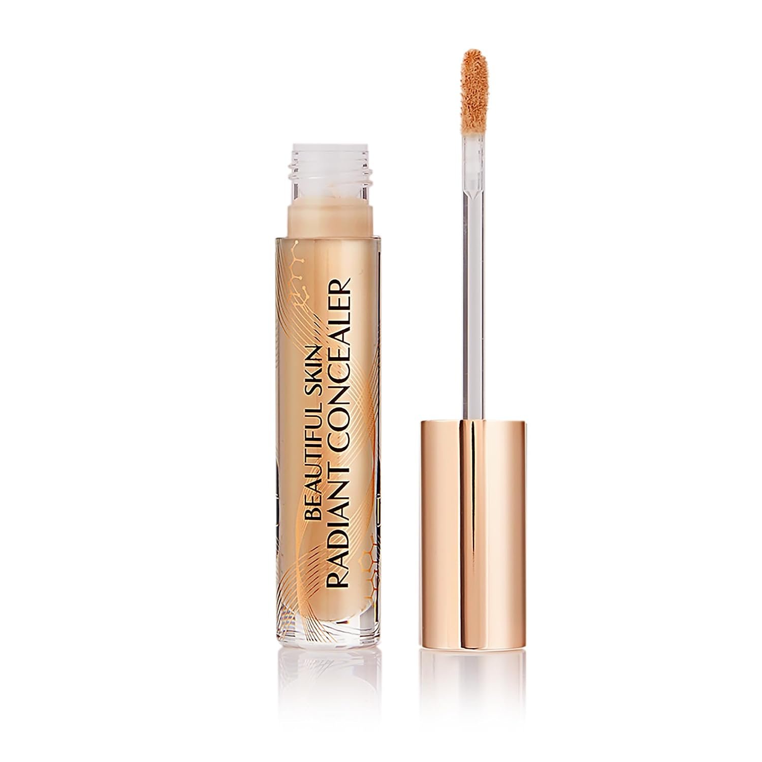 Charlotte Tilbury Beautiful Skin Concealer – Under Eye Concealer & Color Corrector for Dark Circles – Hydrating, Medium-Buildable Coverage with a Radiant, Natural-Looking Finish