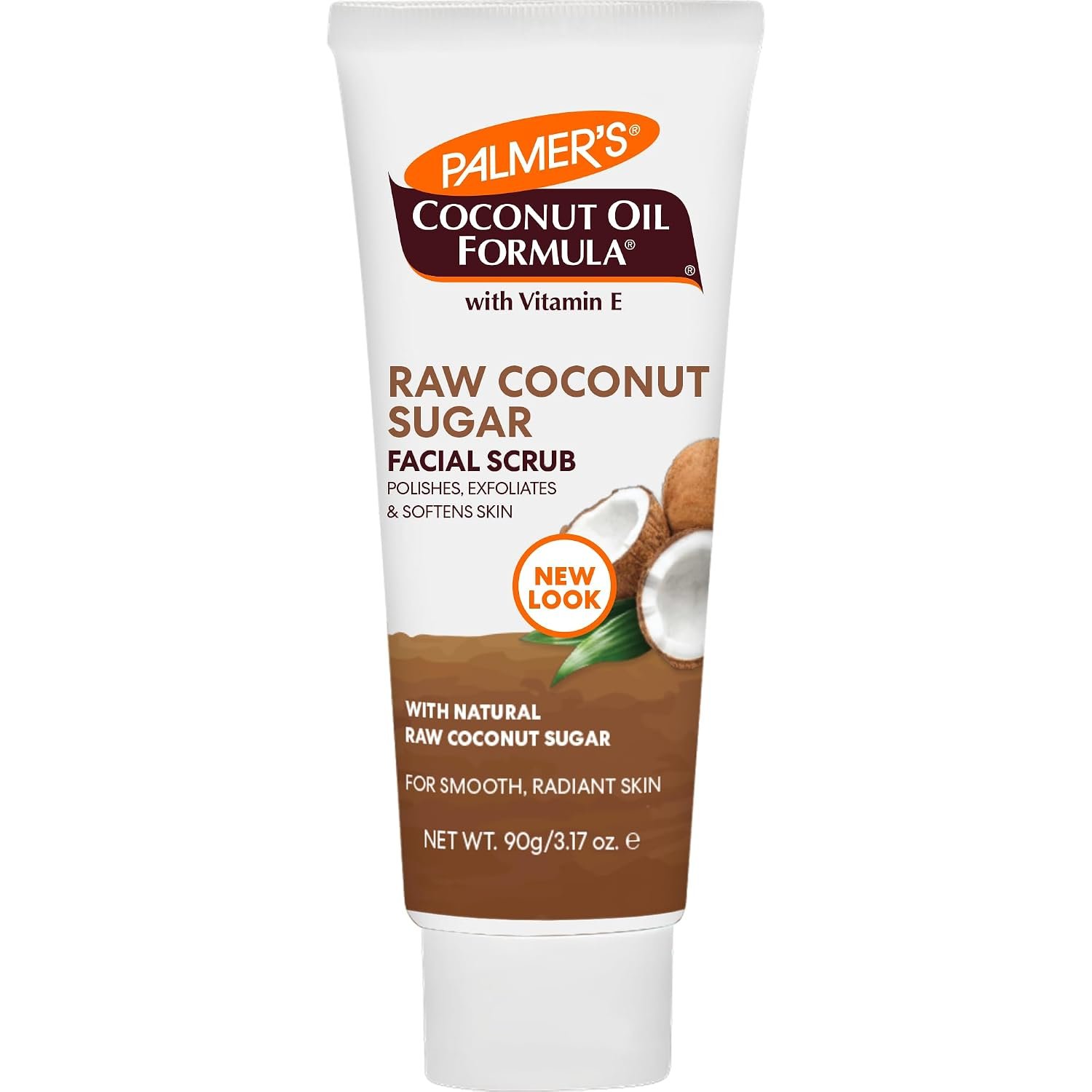 Palmer’s Coconut Sugar Facial Scrub Exfoliator with Chamomile (3.17 Oz) | A face scrub that gently exfoliates away dirt and dead skin cells to reveal softer, calmer skin with a smooth, radiant glow