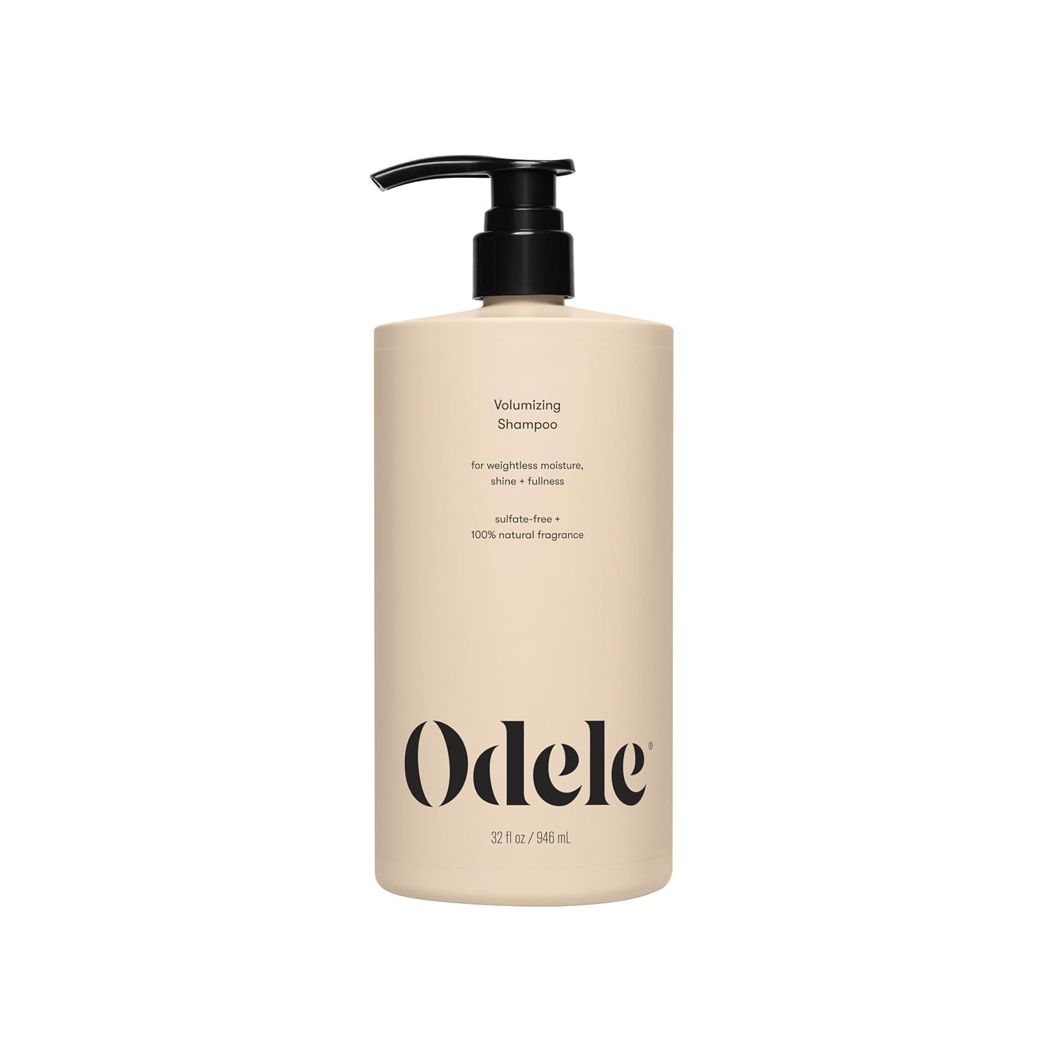 Odele Volumizing Sulfate-Free Shampoo for Lift & Fullness, 32 fl oz | Vegan, color-safe, dermatologist-tested formula removes oil, adds moisture, shine, & fullness for straight or wavy hair types