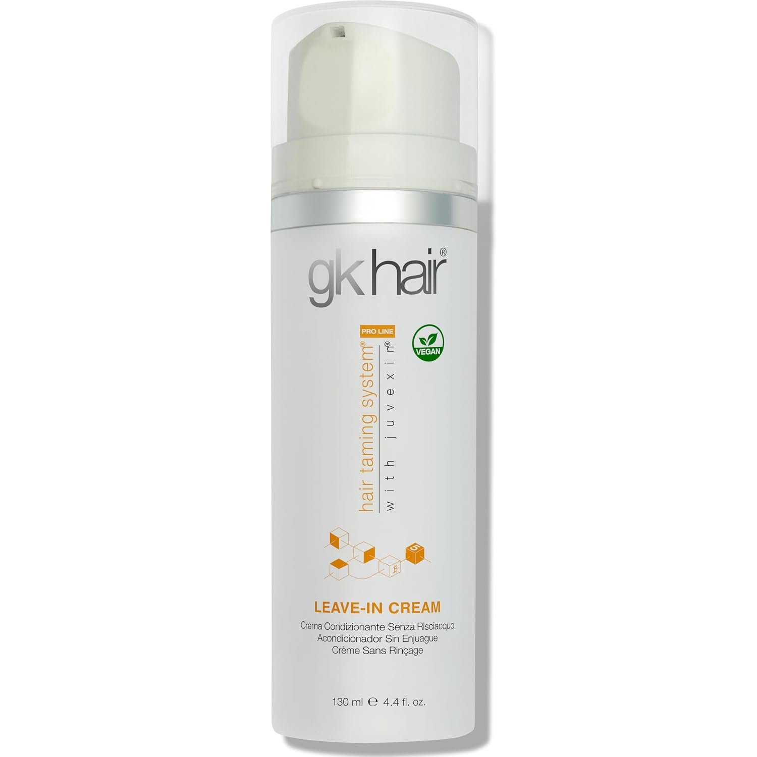 GK HAIR Keratin Leave-In Conditioner for Dry Damaged Hair, 4.4 oz — Frizz Control, Smoothing, Moisturizing & Heat Protection for Color-Treated Hair