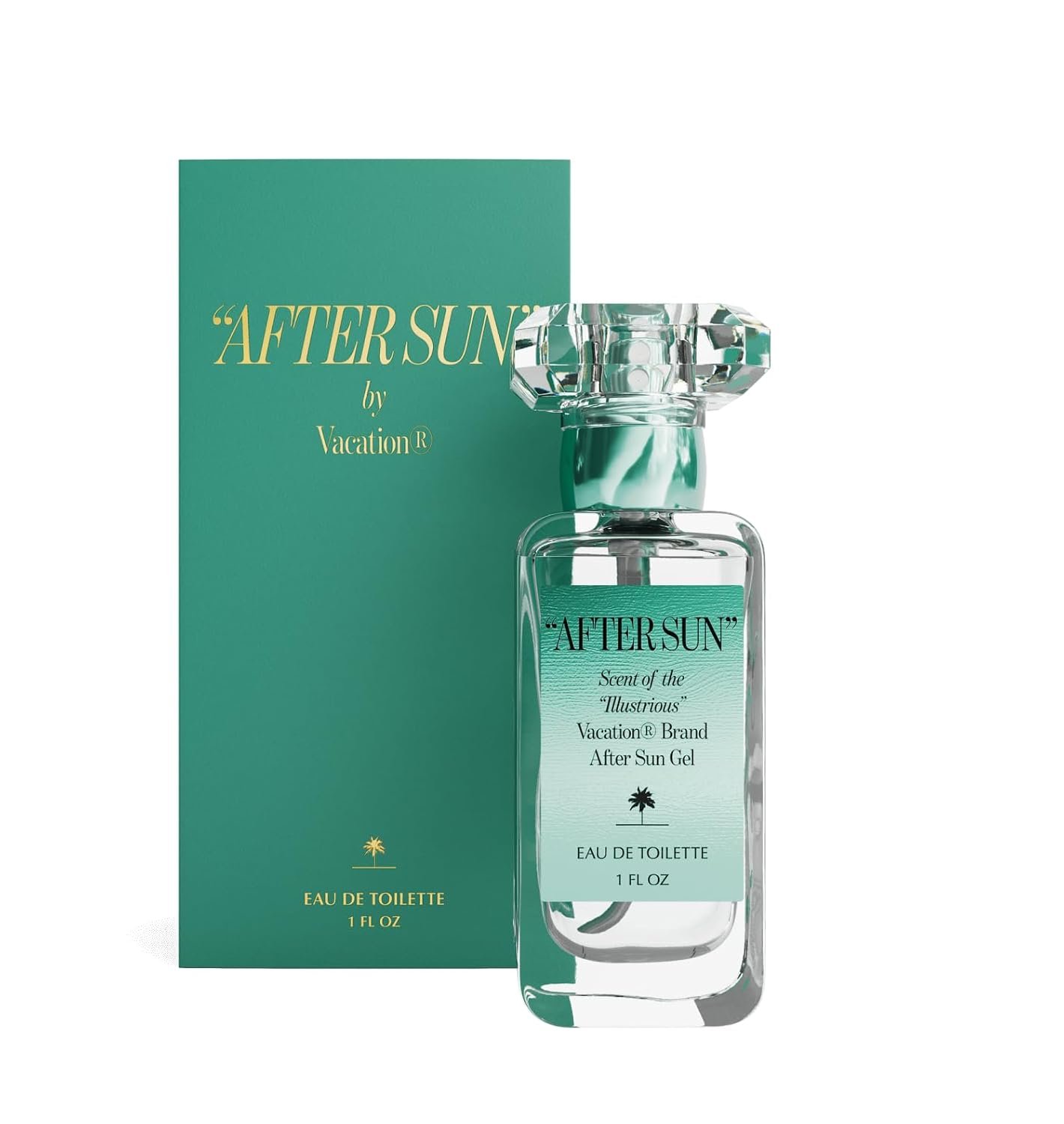 VACATION After Sun Eau de Toilette Perfume for Women, 1 Fluid Ounce | Aloe Vera Tropical Summer Fragrance, Travel Size Spray
