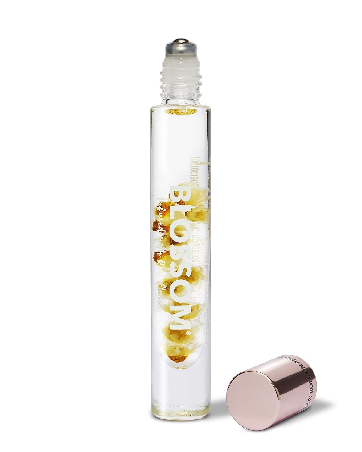 Blossom Roll on Perfume for Women, 0.20oz (Rose, Peony, Lily of the Valley) | Infused with Real Flowers, Made in USA, White Peony, Vanilla Rolla on, Oil, for Girls Little Girls, Natural, Teen, Oil