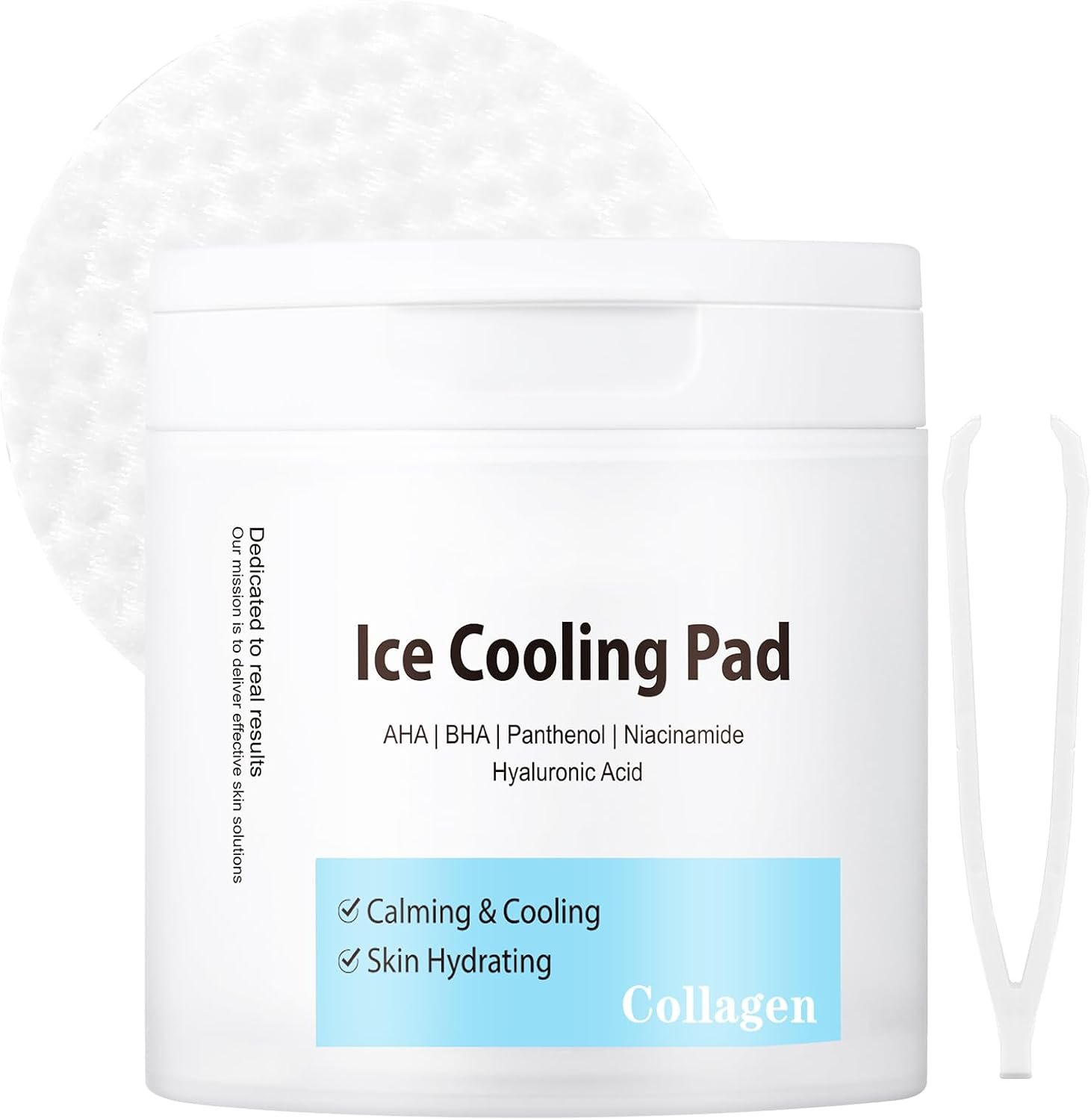 Toner Pore Pad Skincare for Face,Dual-Textured Facial Pad for Exfoliation,Moisturizing,Oil Control,Deep Cleansing,Ideal for All Skin Types（Ice Cooling Pad）