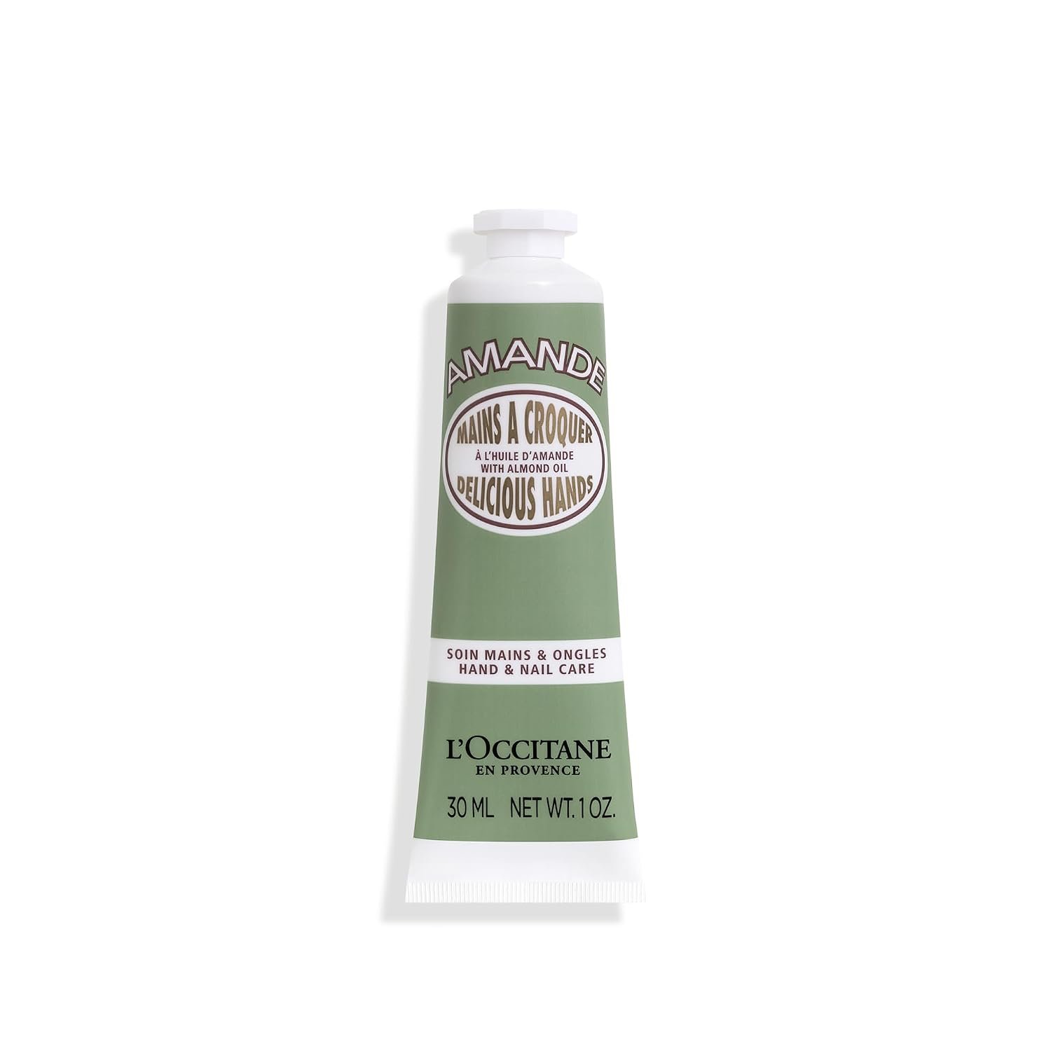 L’OCCITANE Almond Delicious Hand & Nail Cream: Soften hands & Cuticles with Irresistible Almond Scent, Moisturizing, Infused With Almond Oil