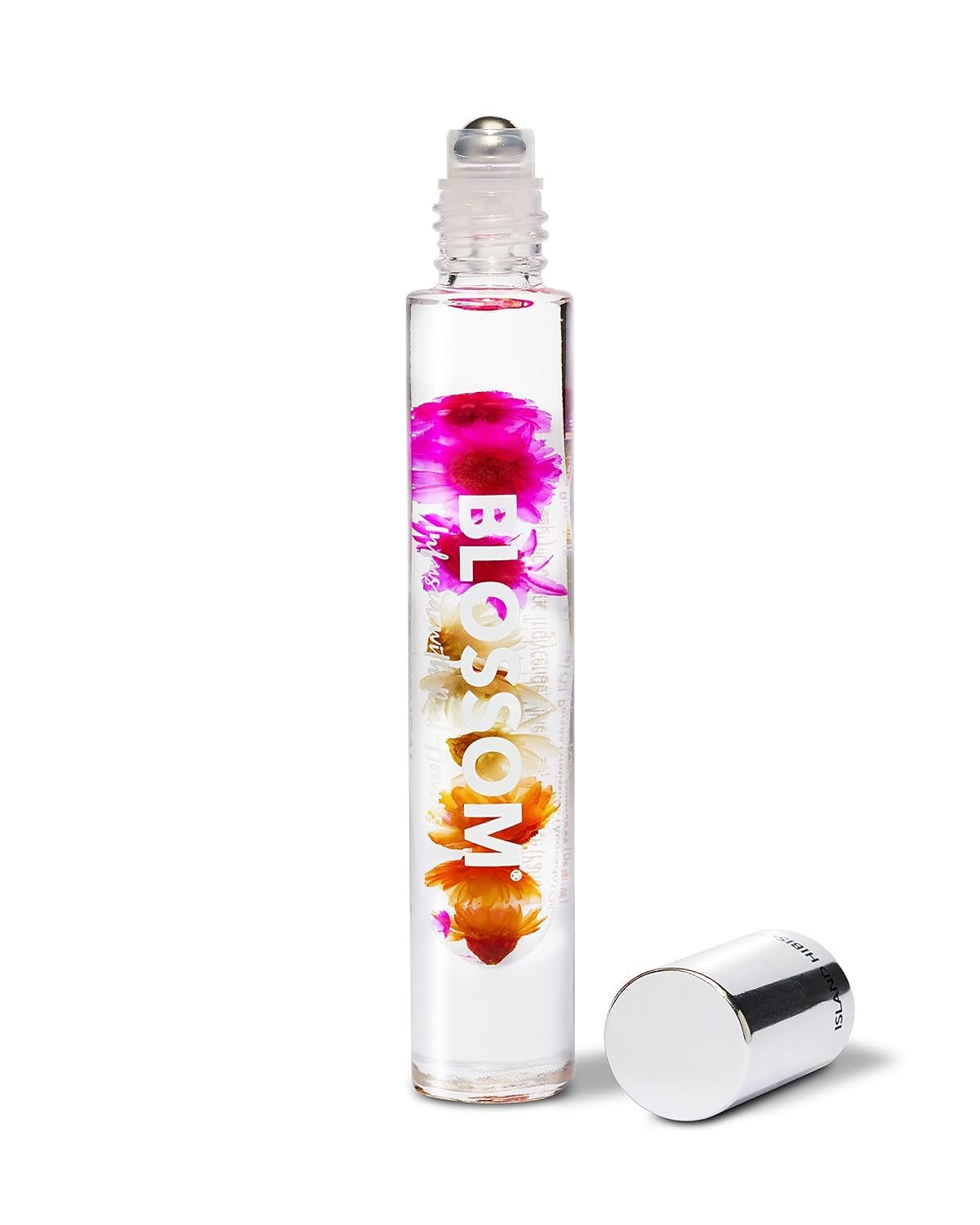Blossom Roll, Made, 0.20oz (Peach, Jasmine, Rose, Gardenia, Sandalwood) | Infused with Real Flowers, Island Hibiscus, Little Girl Perfume Rollerball Perfume, Women Perfume for Teenage Girls