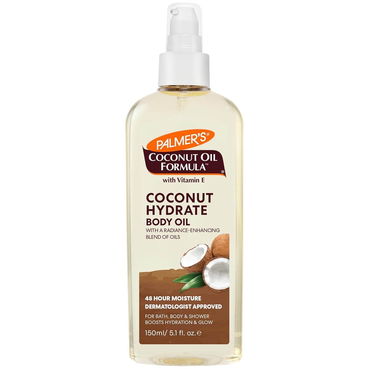 Palmer’s Coconut Body Oil Moisturizer Spray for Dry Skin (5.1 Oz) | A hydrating body oil with Green Coffee Extract to replenish dry skin and deliver 48 hour moisture for radiant skin
