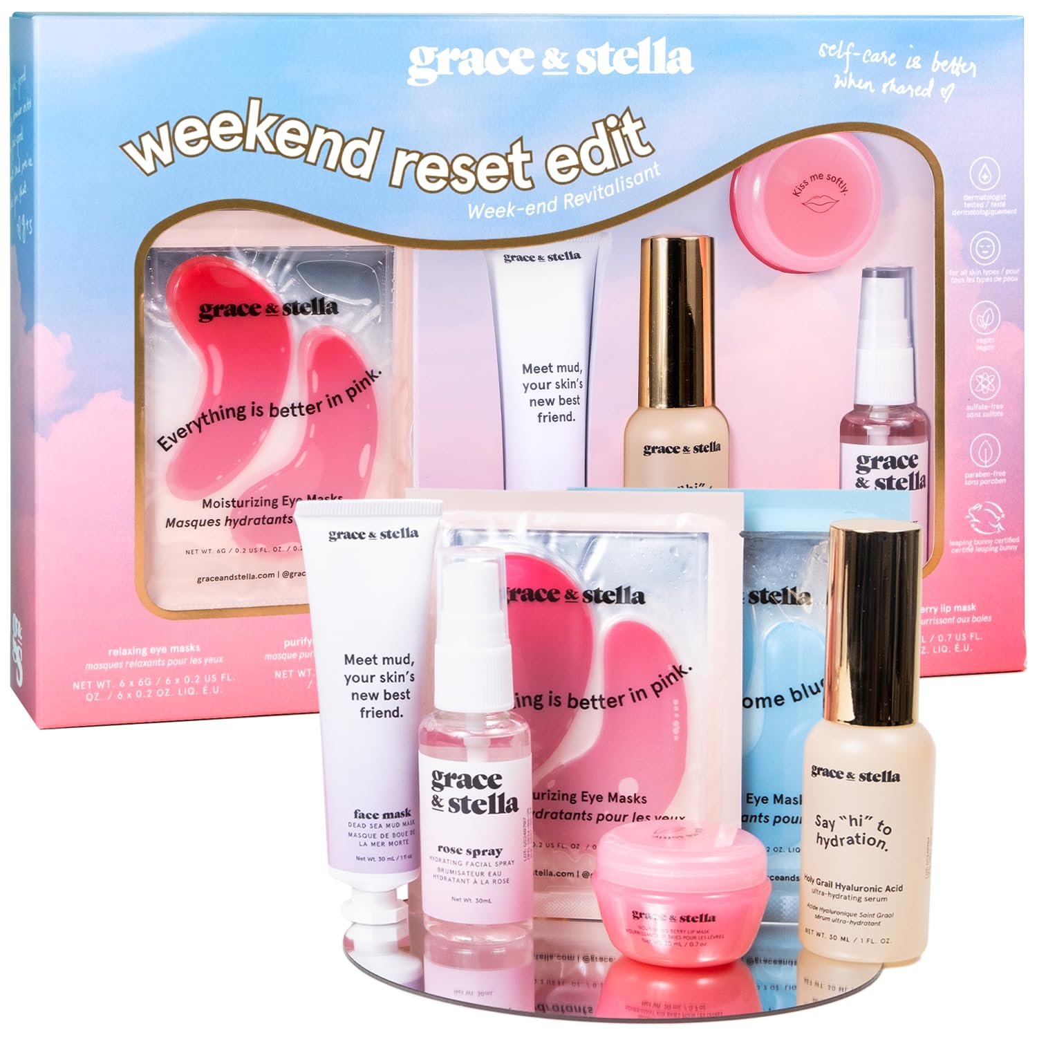 grace & stella Award Winning Skin Care Set – Gift Set for Women