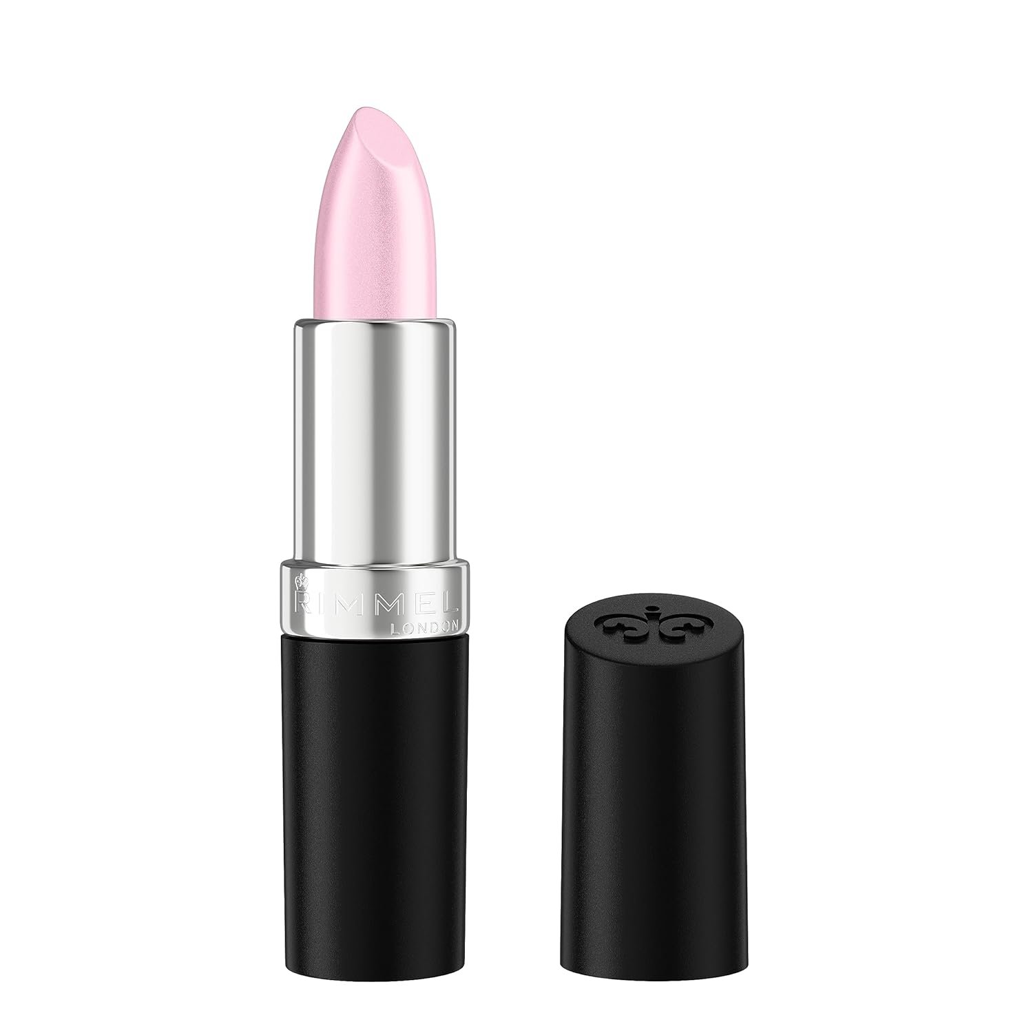 Rimmel Lasting Finish Lipstick | Up to 8 Hours of Intense Lip Color with Color Protect Technology and Exclusive Black Diamond Complex | 0.14 fl oz (Pack of 1) | 002 Candy