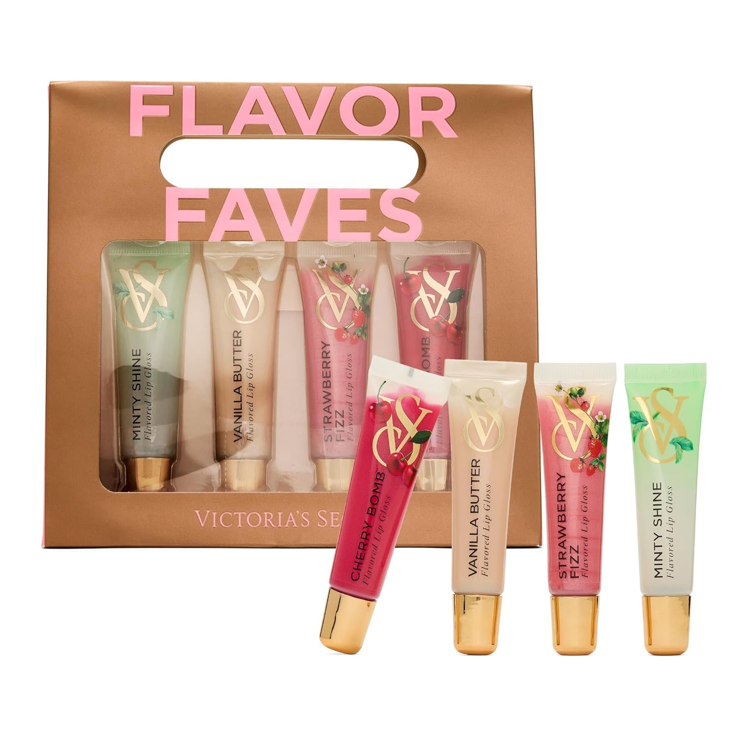 Victoria’s Secret 4 Piece Flavor Favorites Lip Gloss Gift Set