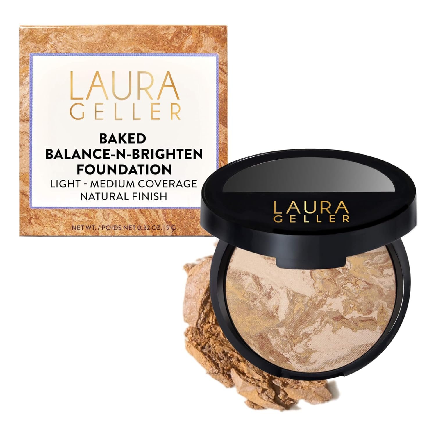 LAURA GELLER Baked Balance-n-Brighten Powder Foundation – Medium
