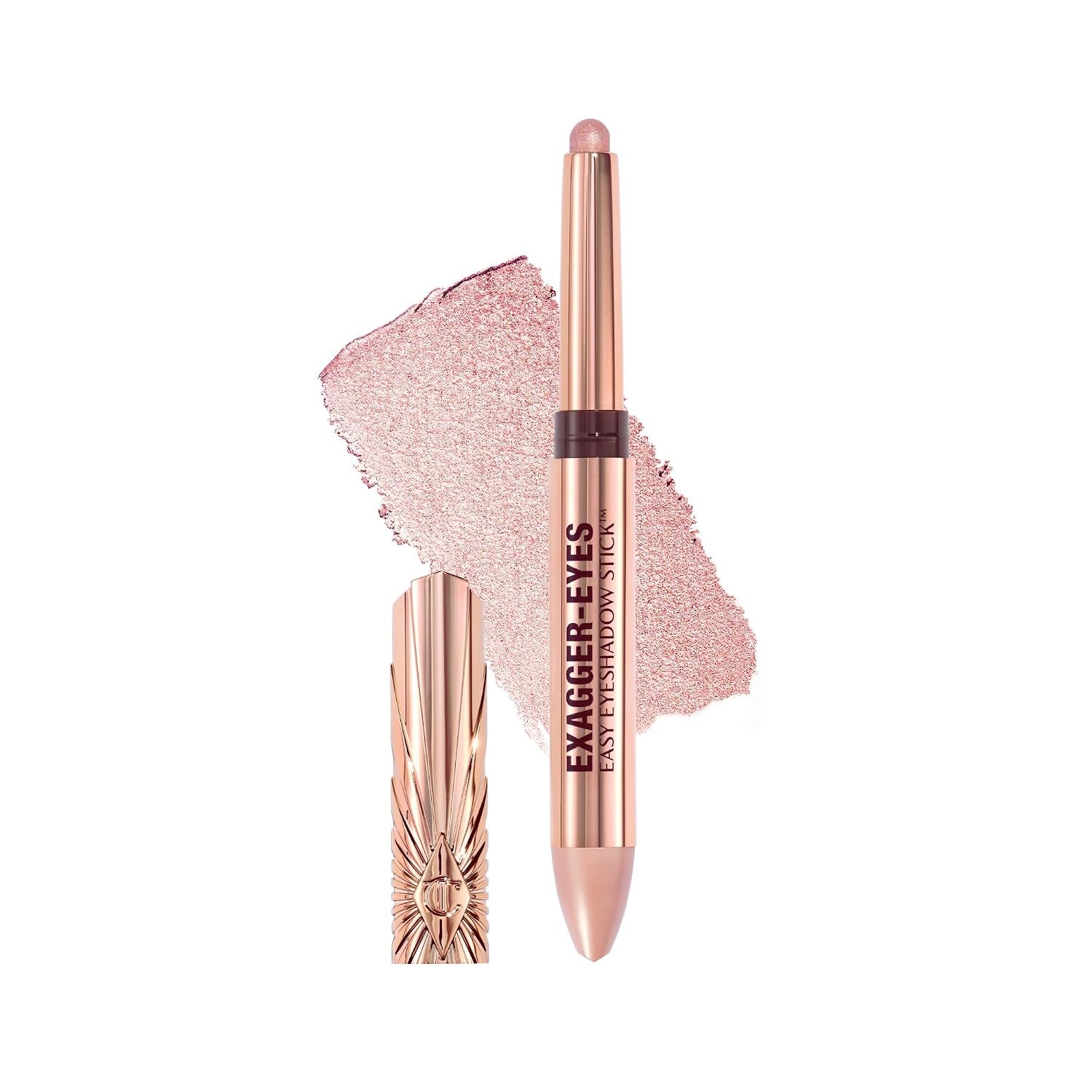 Charlotte Tilbury Exagger-Eyes Easy Eyeshadow Stick, Long-Lasting, Blendable Cream, Waterproof and Crease-proof, Shimmer and Matte Finishes