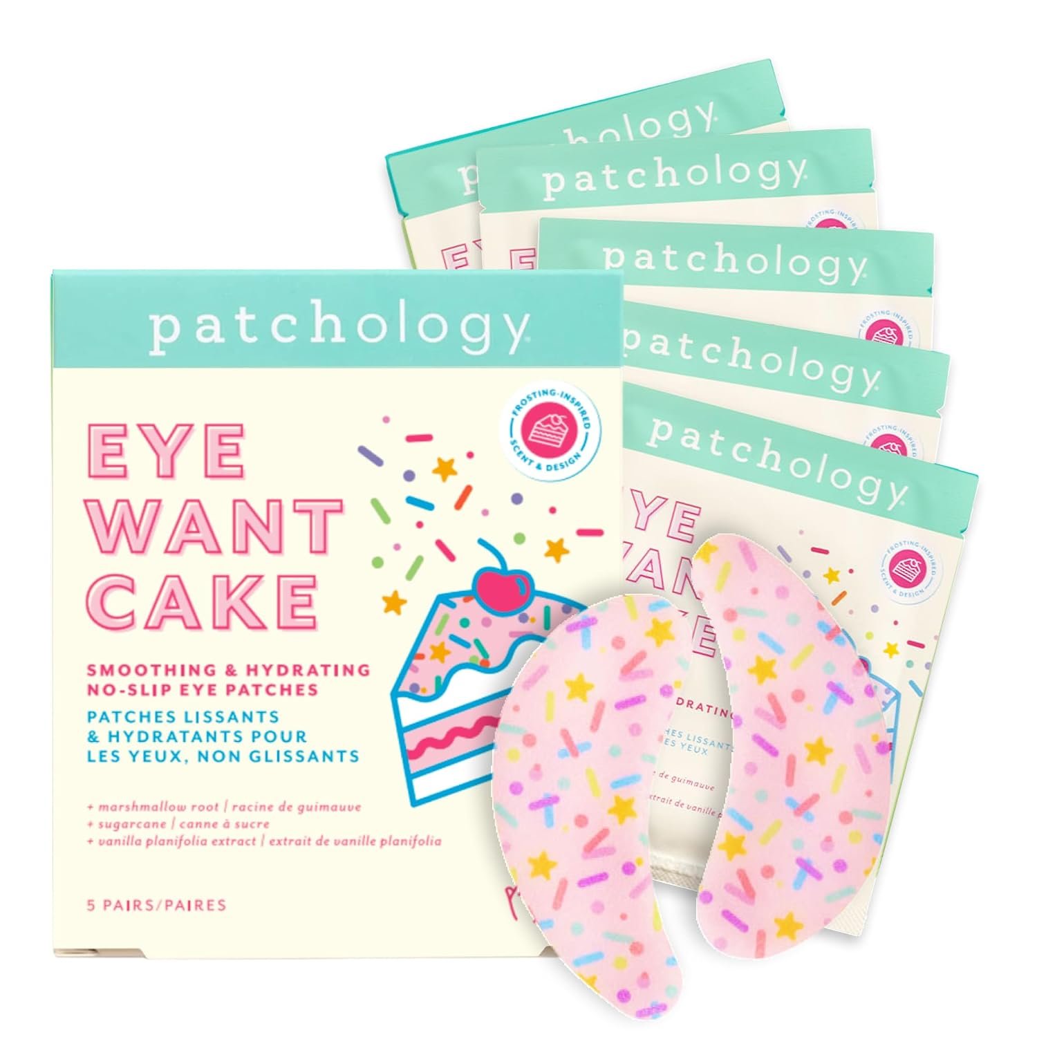 Patchology Eye Want Cake Under Eye Patches | Birthday Gift for Women | 5pk