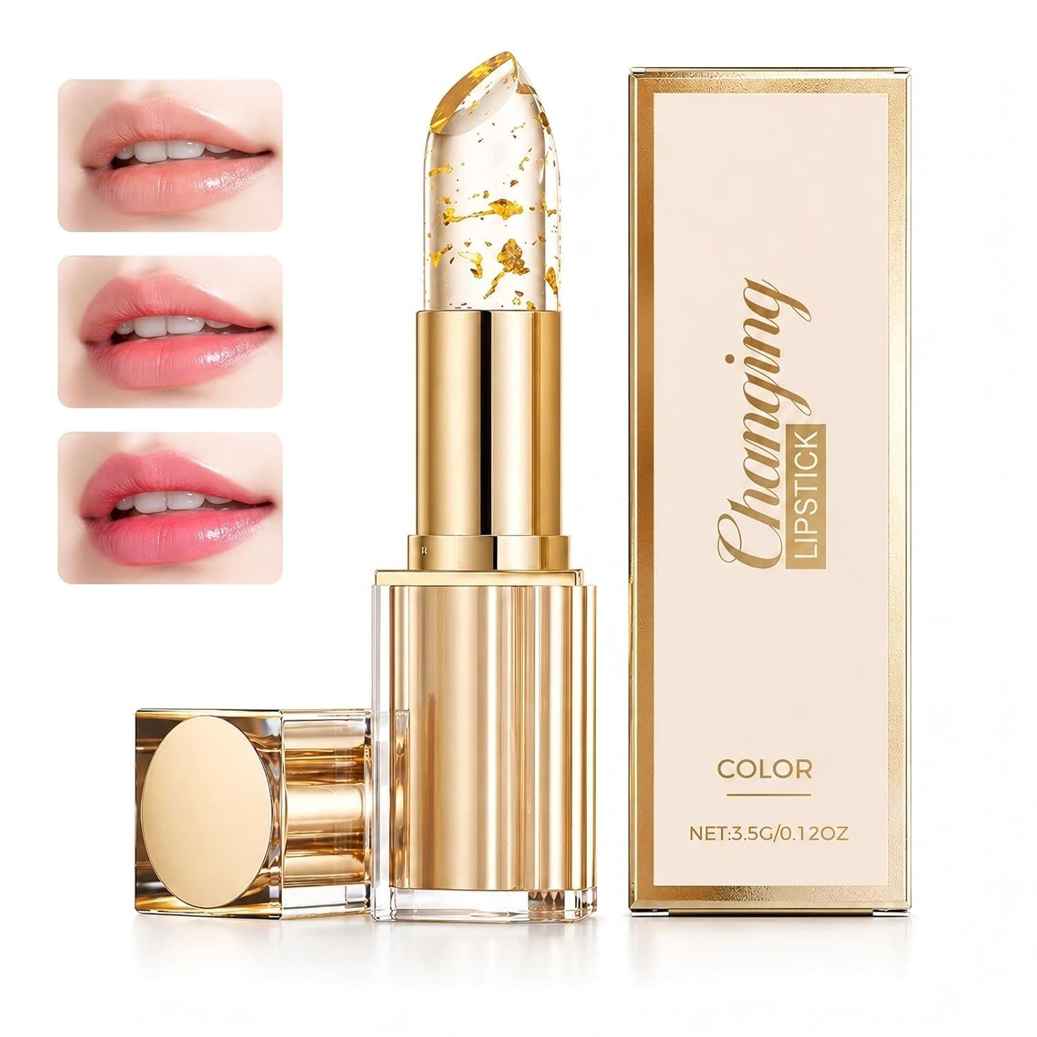 2026 New Upgraded Color Changing Lipstick for Women, PH Lipstick Color Changing, Clear Lip stick That Changes Color (1PCS)