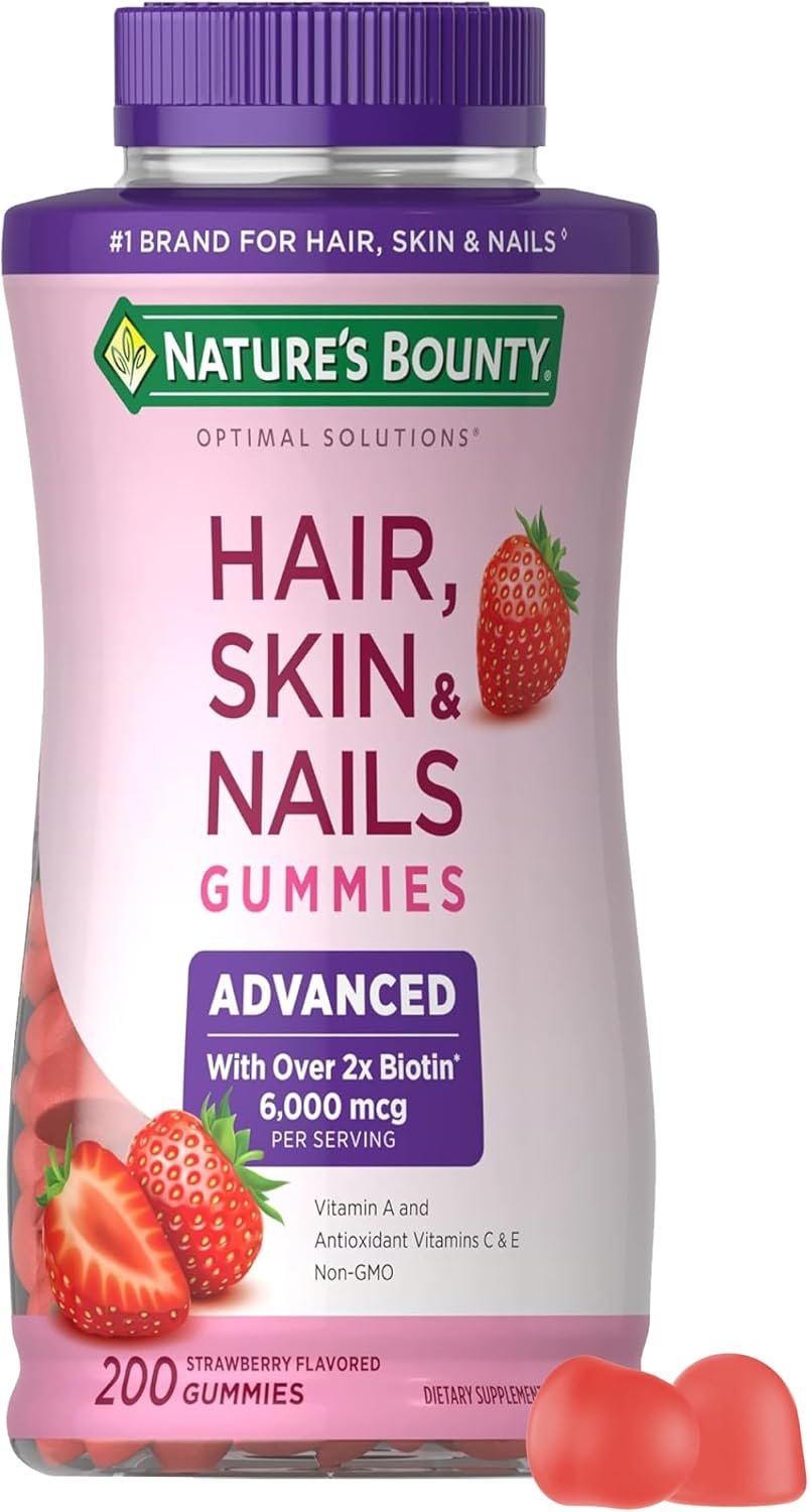 Nature’s Bounty Optimal Solutions Advanced Hair, Skin, Nails, 200 Count