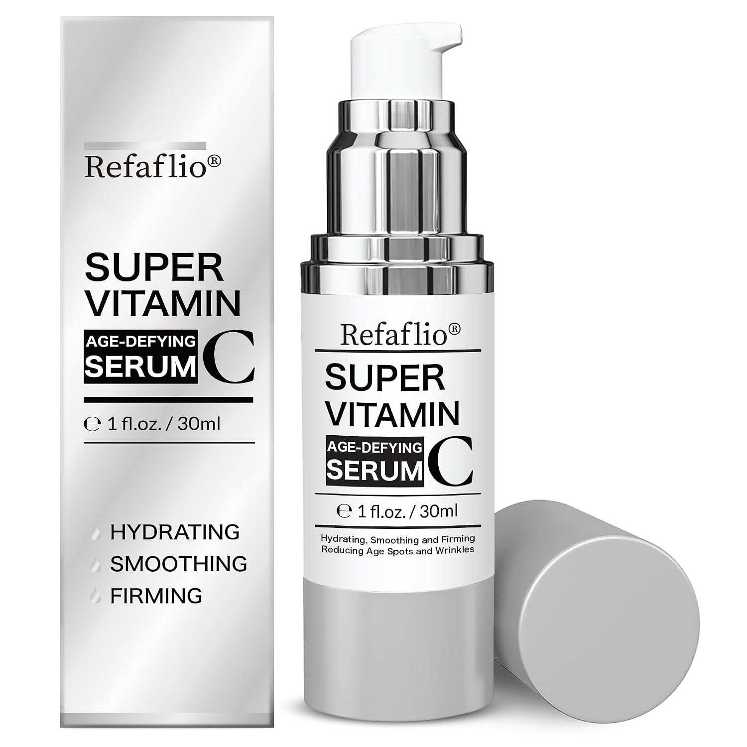 Super Vitamin C Serum for Women over 70, Wrinkle Cream for Face, Anti Aging Cream, Hydrates, Softens, Lifts and Firms Super Vitamin C Serum (30ml, Orange)