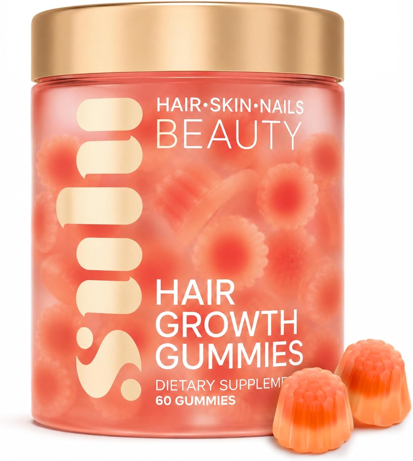 SULU Hair Growth Gummies – Biotin Supplements for Women Skin Nails Vitamins