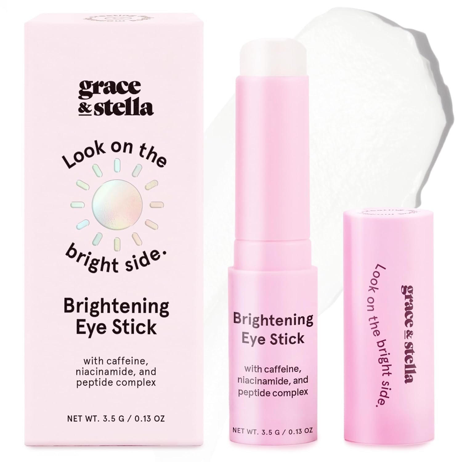 grace & stella Under Eye Brightener Balm Stick – Travel Essentials