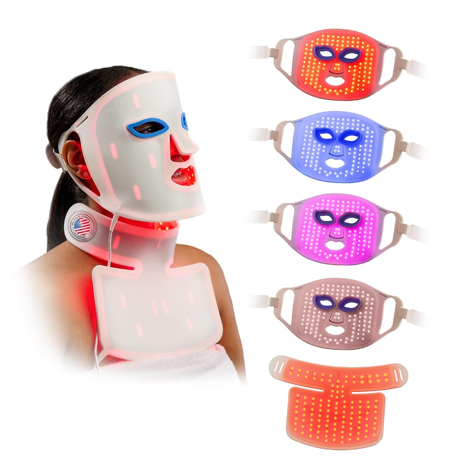 LifePro Revitaglow Red Light Therapy Mask – Triple Chip LED Face Mask